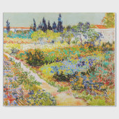 Papier Cadeau Vincent van Gogh - Jardin à Arles (Plat)