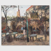 Papier Cadeau Vincent Van Gogh - La Guinguette sur Montmartre (Plat)