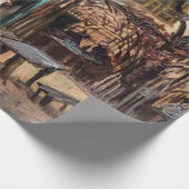 Papier Cadeau Vincent Van Gogh - La Guinguette sur Montmartre (Coin)