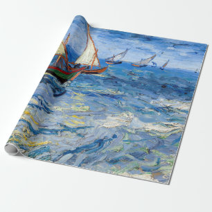 Papier Cadeau Vincent van Gogh - La mer aux Saintes-Maries