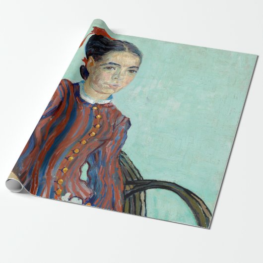 Papier Cadeau Vincent van Gogh - La Mousme (Déroulé)