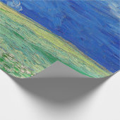 Papier Cadeau Vincent van Gogh - Les champs de roues sous Thunde (Coin)