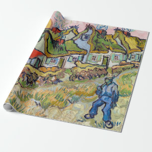Papier Cadeau Vincent van Gogh - Maisons et figure