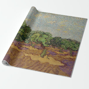 Papier Cadeau Vincent van Gogh - Oliviers