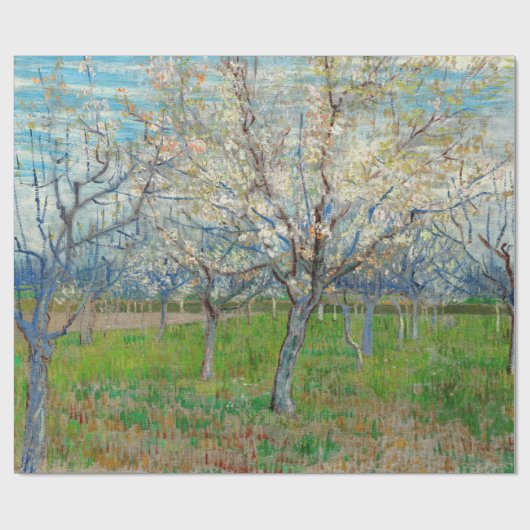 Papier Cadeau Vincent van Gogh - Orchard rose (Plat)