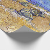 Papier Cadeau Vincent van Gogh - Pile de blé avec les lecteurs (Coin)