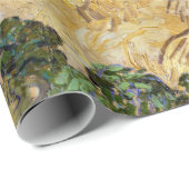 Papier Cadeau Vincent van Gogh - Pile de blé avec les lecteurs (Coin rond)