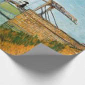 Papier Cadeau Vincent van Gogh - Pont Langlois à Arles #3 (Coin)