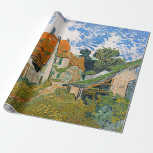 Papier Cadeau Vincent van Gogh - Rue à Auvers-sur-Oise