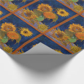 Papier Cadeau Vincent van Gogh Six Sunflower Fine Art Gallery HD (Coin)