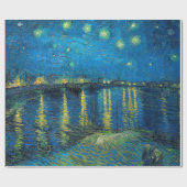 Papier Cadeau Vincent Van Gogh Starry Night Over the Rhone (Plat)