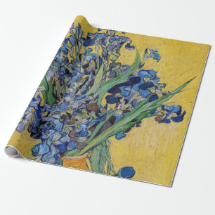 Papier Cadeau Vincent van Gogh - Vase avec iris