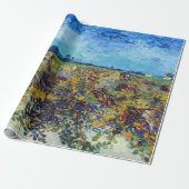 Papier Cadeau Vincent van Gogh - Vignoble vert (Déroulé)