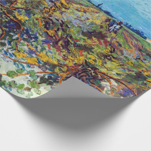 Papier Cadeau Vincent van Gogh - Vignoble vert (Coin)