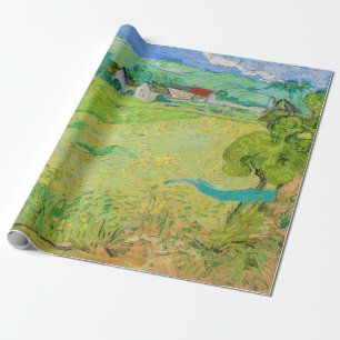 Papier Cadeau Vincent van Gogh - Vue de Vessenots près d'Auvers