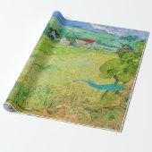 Papier Cadeau Vincent van Gogh - Vue des Vessenots près d'Auvers (Déroulé)