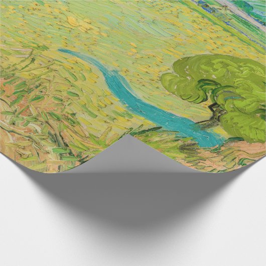 Papier Cadeau Vincent van Gogh - Vue des Vessenots près d'Auvers (Coin)