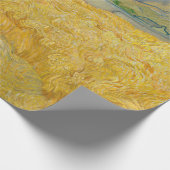 Papier Cadeau Vincent van Gogh - Wheatfield avec une Faucheuse (Coin)