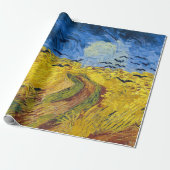 Papier Cadeau Vincent van Gogh - Wheatfield with Crows (Déroulé)