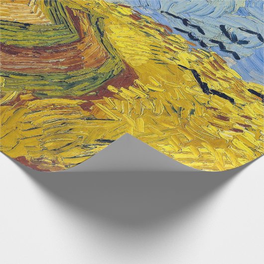 Papier Cadeau Vincent van Gogh - Wheatfield with Crows (Coin)