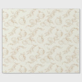 Papier Cadeau Vins citrouilles Automne Automne Automne Thanksgiv (Plat)