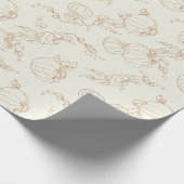 Papier Cadeau Vins citrouilles Automne Automne Automne Thanksgiv (Coin)