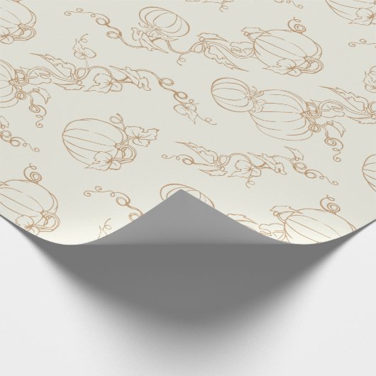 Papier Cadeau Vins citrouilles Automne Automne Automne Thanksgiv (Coin)