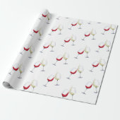 Papier Cadeau Vins rouges et blancs (Déroulé)