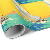 Papier Cadeau Vintage (Coin rond)