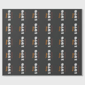 Papier Cadeau Vintage 1976 – Limited Edition 50th Birthday  (Plat)