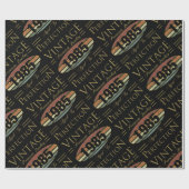 Papier Cadeau Vintage 1985 40e anniversaire (Plat)
