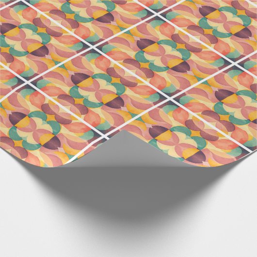 Papier Cadeau Vintage Abstract Pattern (Coin)