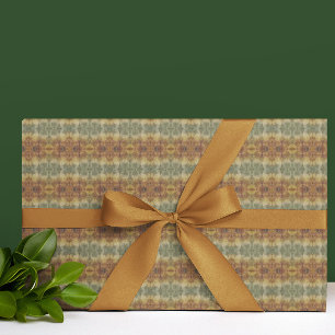 Papier Cadeau Vintage Antique Damassé Toute Occasion