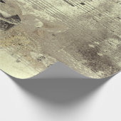 Papier Cadeau Vintage antiquité Sepia Beige Black Sheet (Coin)