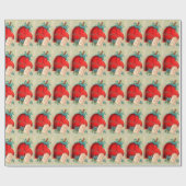 Papier Cadeau Vintage Big Red (Plat)