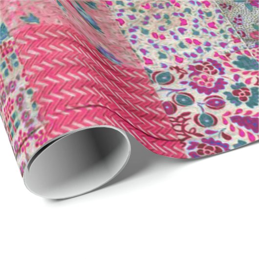 Papier Cadeau Vintage chic (Coin rond)