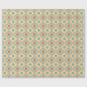 Papier Cadeau Vintage Classic Christmas Holiday Pattern (Plat)