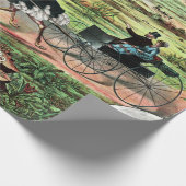 Papier Cadeau Vintage Columbus Buggy Company Australian Ostrich (Coin)