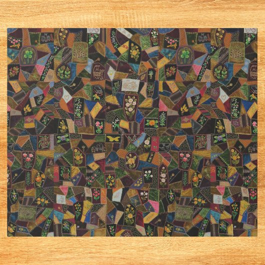 Papier Cadeau Vintage Crazy Quilt