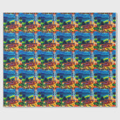 Papier Cadeau Vintage Cuba (Plat)