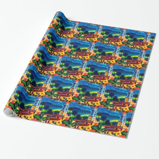 Papier Cadeau Vintage Cuba (Déroulé)