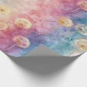 Papier Cadeau Vintage Dandelion Abstract Pattern (3) (Coin)