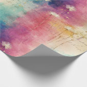 Papier Cadeau Vintage Dandelion Abstract Pattern (4) (Coin)