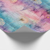 Papier Cadeau Vintage Dandelion Abstract Pattern (6) (Coin)