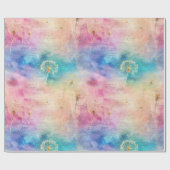 Papier Cadeau Vintage Dandelion Abstract Pattern (7) (Plat)