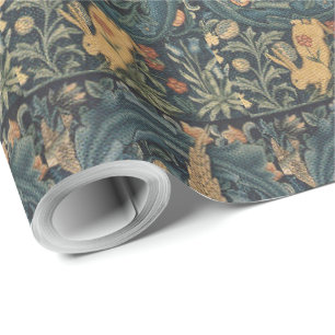 Papier Cadeau Vintage Flora Morris Edward Burne-Jones