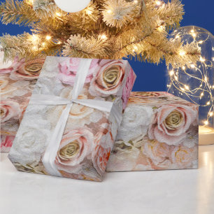 Papier Cadeau Vintage floral