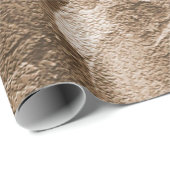 Papier Cadeau Vintage floral (Coin rond)