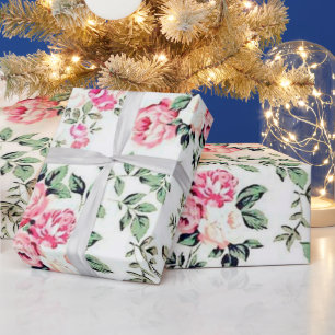 Papier Cadeau Vintage floral