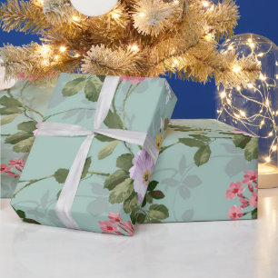 Papier Cadeau Vintage floral